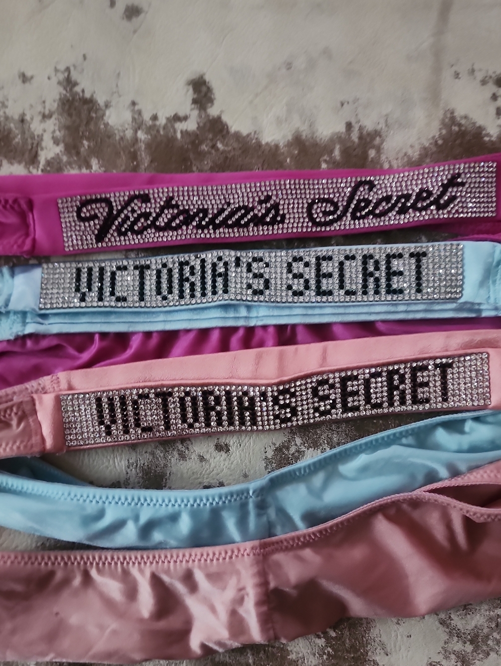 VS 3 Pair Bling Brazilian Very Sexy Panties. Size: M - Picture 5 of 7